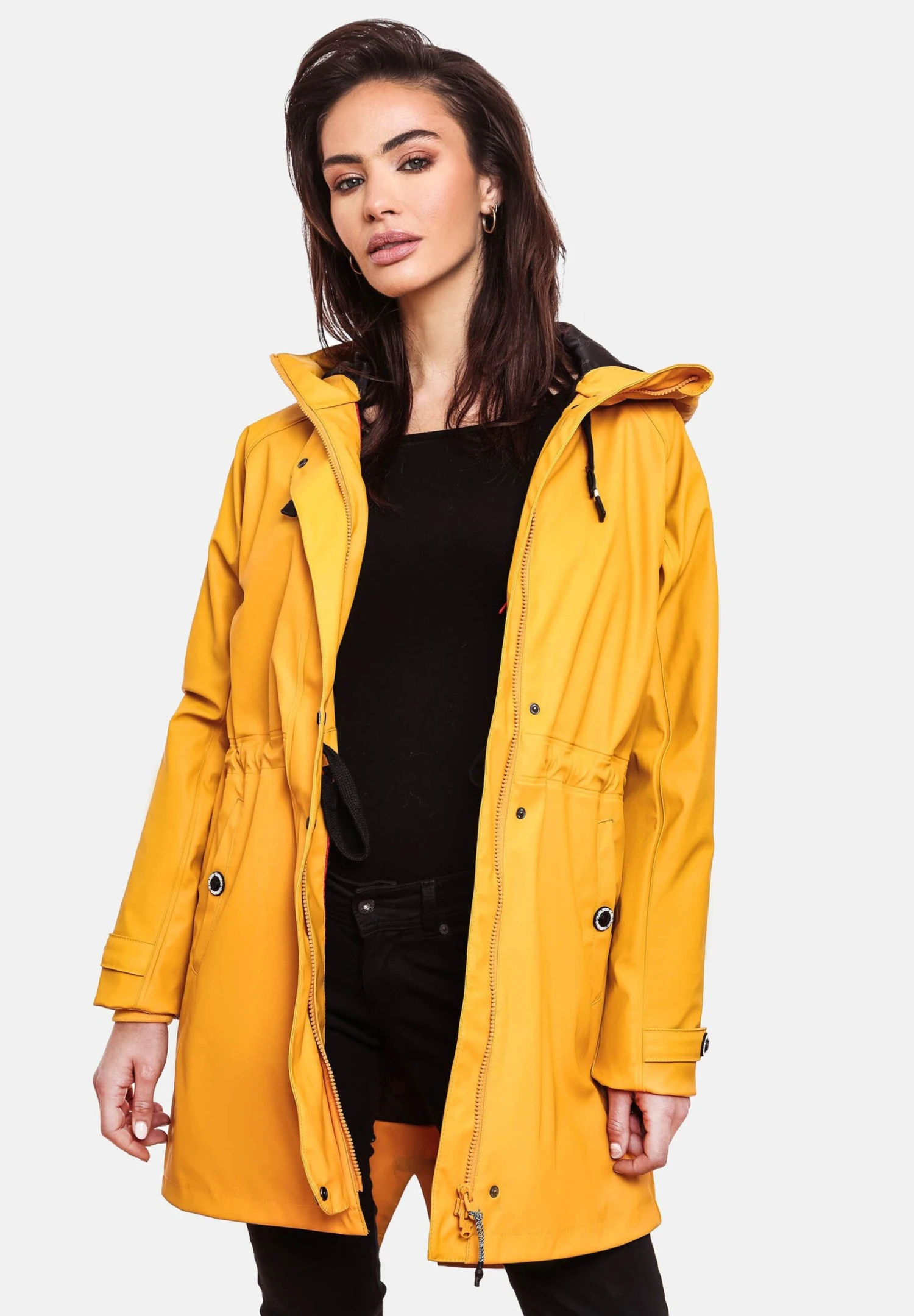 Navahoo Rainy Flower - Parka - Amber Yellow 6 Navahoo Rainy Flower - Parka - Amber Yellow - Afbeelding 4
