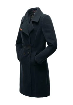 Navahoo Wooly - Halflange Jas - Dark Blue -Navahoo Winkel 13d16f78689a4a66830e2daa708ac7c1