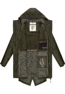 Navahoo Flower Of Ocean - Parka - Dark Olive -Navahoo Winkel 13e6719178034c3892c4ddb98e21b540