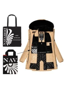 Navahoo Tiniis - Winterjas - Beige -Navahoo Winkel 1512d3647e894edbb72c7ace8b7b9753