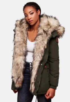 Navahoo Sweety - Winterjas - Olive -Navahoo Winkel 161fced9a8714b9b8e677294652a66e1