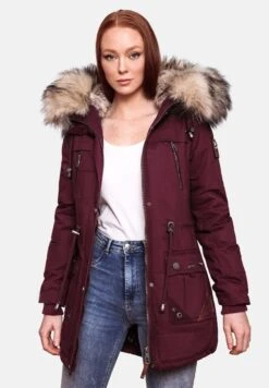 Navahoo Honigfee - Winterjas - Dark Red Melange -Navahoo Winkel 16fd263c35824db9bb3198bbad937381