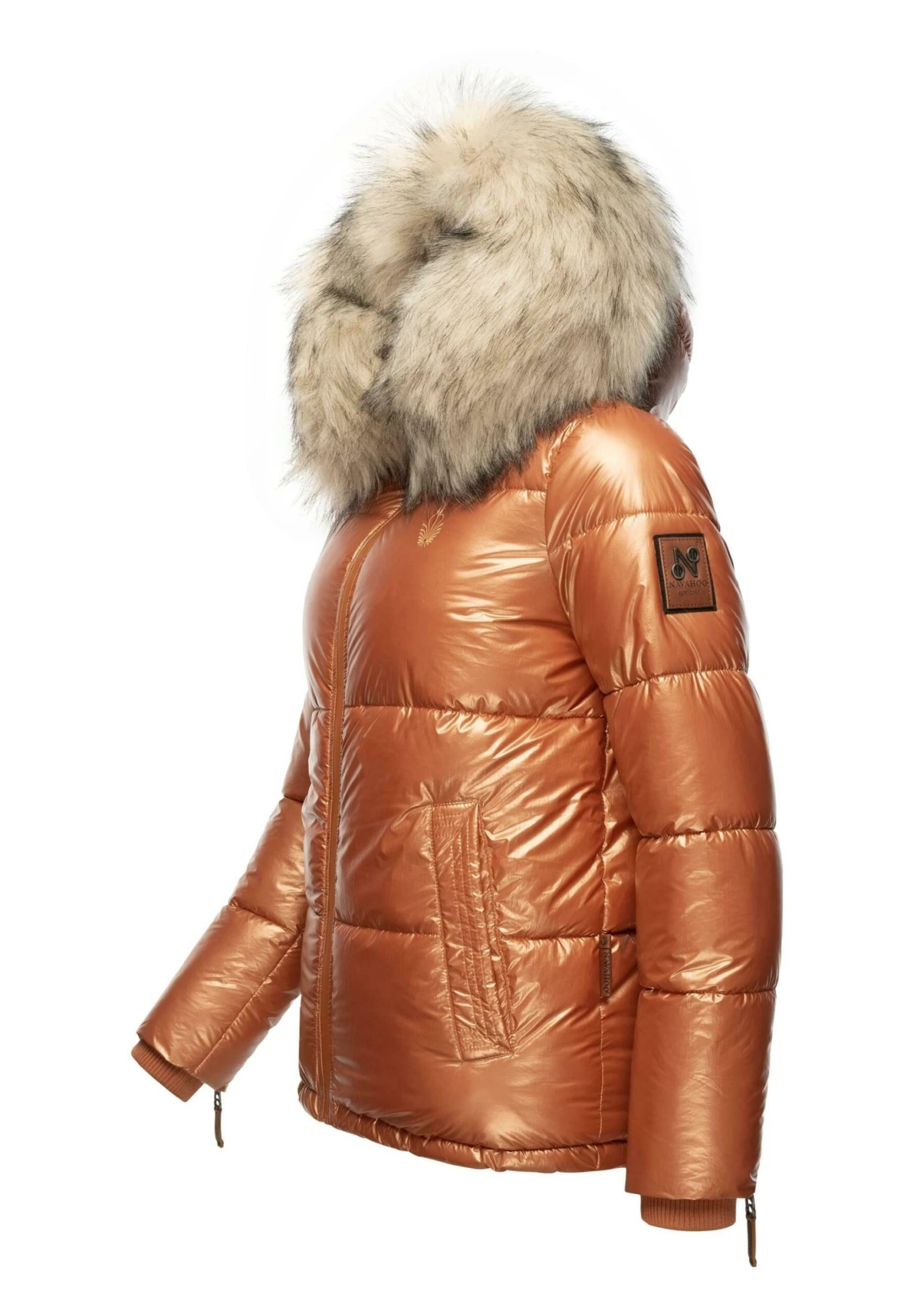 Navahoo Tikunaa - Winterjas - Rusty Cinnamon 4 Navahoo Tikunaa - Winterjas - Rusty Cinnamon - Afbeelding 2
