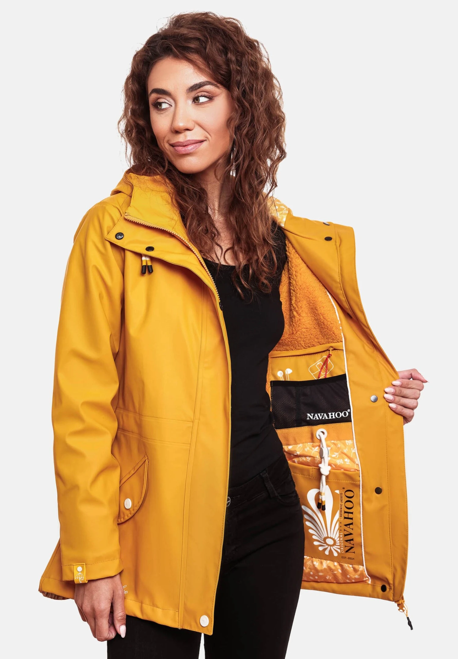 Navahoo Ocean Heart - Parka - Amber Yellow 6 Navahoo Ocean Heart - Parka - Amber Yellow - Afbeelding 4