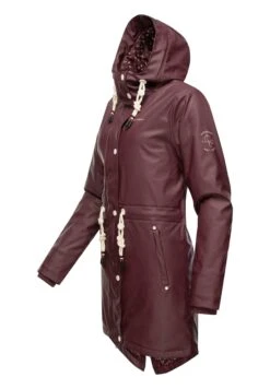 Navahoo Flower Of Ocean - Parka - Dark Red Melange -Navahoo Winkel 215d76c1e6d44d25af40f209d9650fd8
