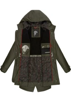 Navahoo Rainy Flower - Parka - Dark Olive -Navahoo Winkel 216ada32bfeb4dda8c8fecf82f5cc0e4