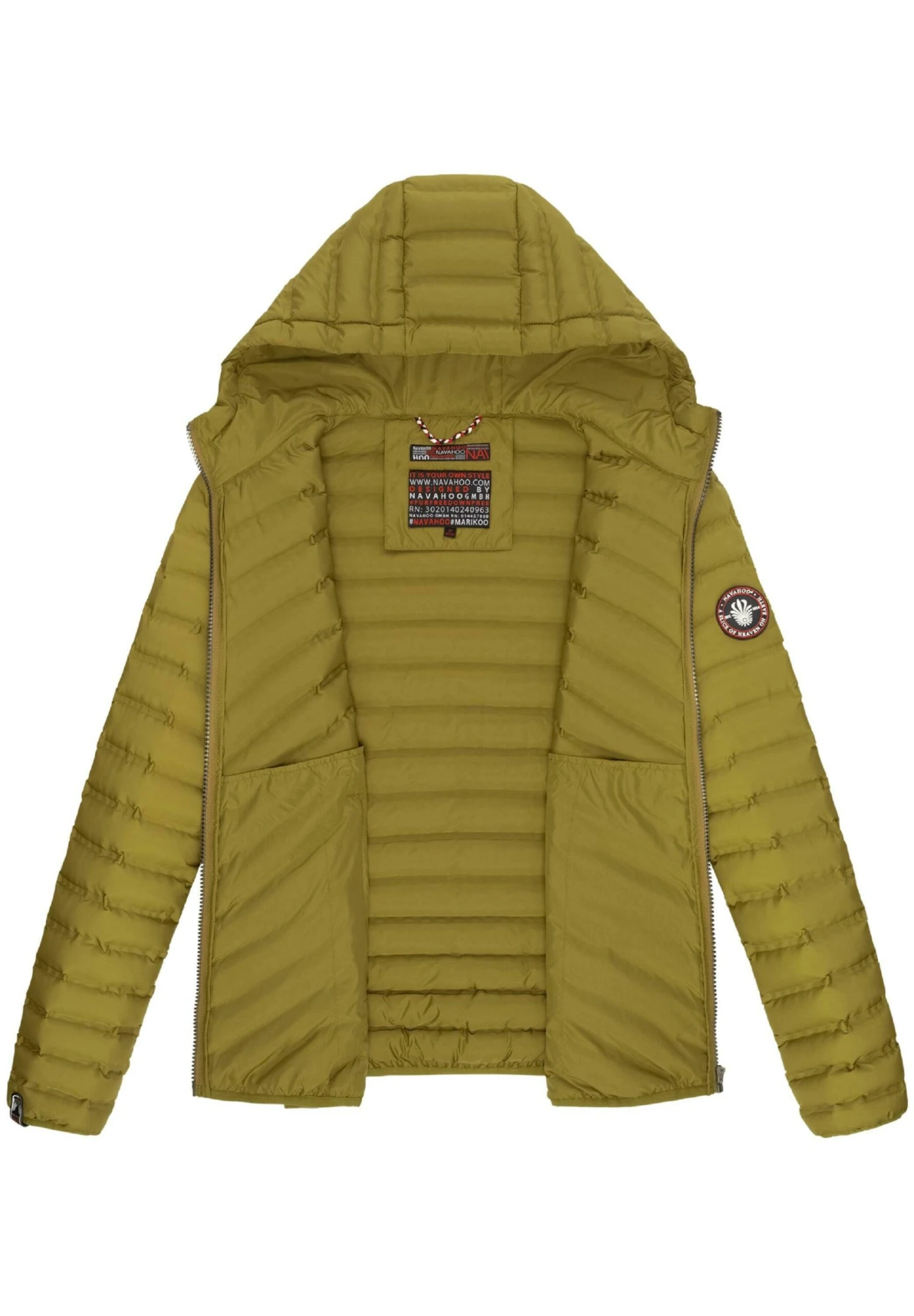 Navahoo Fey-Tun - Winterjas - Moss Green 9 Navahoo Fey-Tun - Winterjas - Moss Green - Afbeelding 8