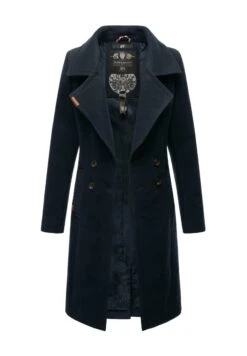 Navahoo Wooly - Halflange Jas - Dark Blue -Navahoo Winkel 290c02b7e3a44d20bae624e1eacb2d6a