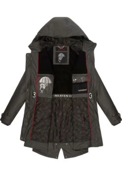 Navahoo Rainy Flower - Parka - Dark Grey -Navahoo Winkel 484e3519519e4c36bfd7227da6413d70