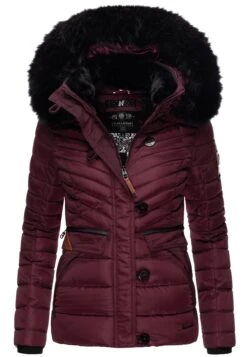 Navahoo Winkel 10 Navahoo Winterjas - Dark Red Melange