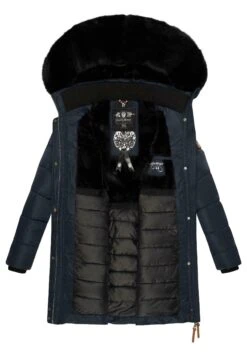 Navahoo Paula - Winterjas - Blue With Black Fur -Navahoo Winkel 56907d3860864a799df3d17b4f35f856