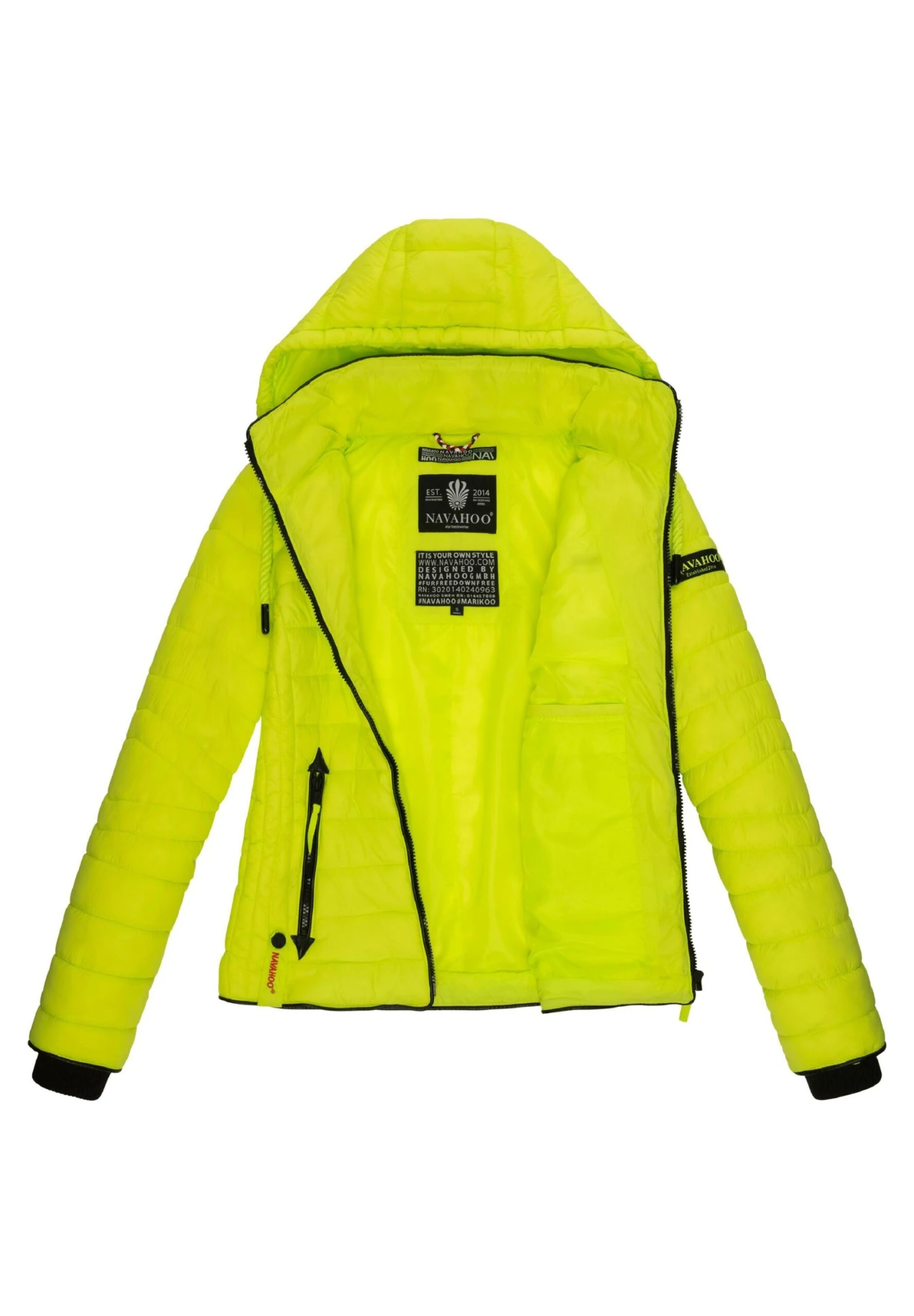 Navahoo Lulana - Jas - Neon Green 5 Navahoo Lulana - Jas - Neon Green - Afbeelding 3
