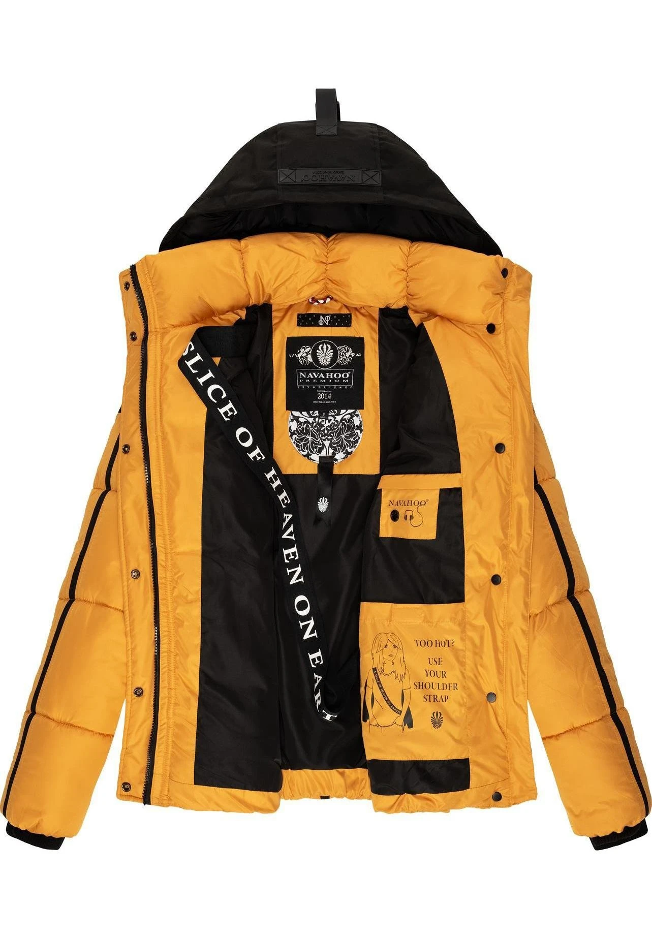 Navahoo Sarafina - Winterjas - Dark Yellow 7 Navahoo Sarafina - Winterjas - Dark Yellow - Afbeelding 5