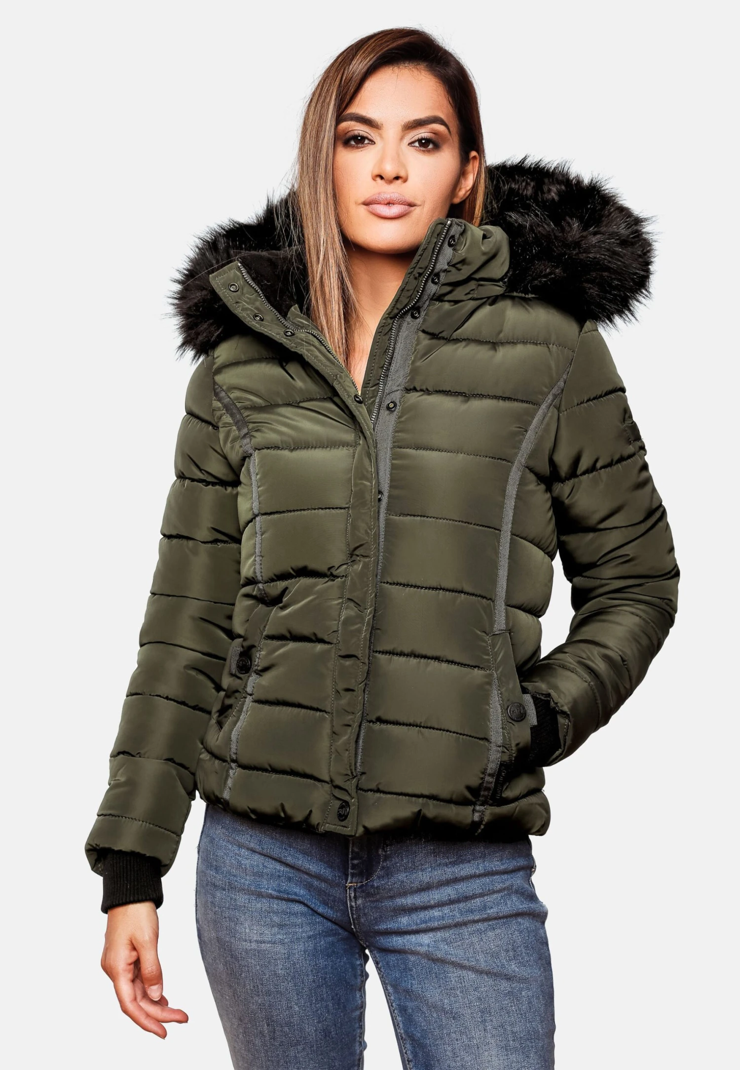 Navahoo Miamor - Winterjas - Olive 3 Navahoo Miamor - Winterjas - Olive