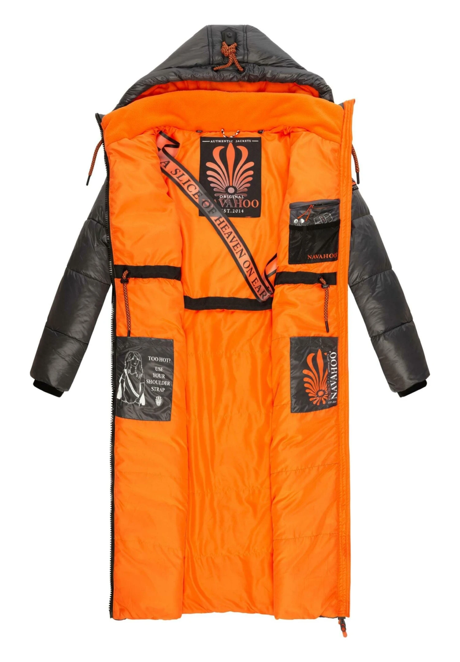 Navahoo Schmuseengel - Winterjas - Dark Grey 5 Navahoo Schmuseengel - Winterjas - Dark Grey - Afbeelding 3