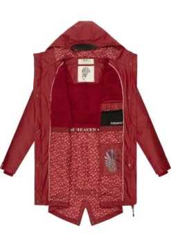 Navahoo Flower Of Ocean - Parka - Blood Red -Navahoo Winkel 865f31d832494922a5a76fb0c46f754a