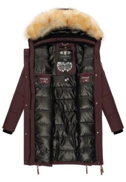 Navahoo Halina - Winterjas - Dark Red Melange -Navahoo Winkel a458bbd867804d0ba76a92df4a121ec8