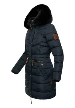 Navahoo Paula - Winterjas - Blue With Black Fur -Navahoo Winkel a62bb80bf7604b0795424a80b2d50a5b