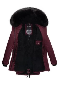 Navahoo Luluna - Winterjas - Burgundy -Navahoo Winkel a97641a9df87420f8f8ac11e761ec8ac