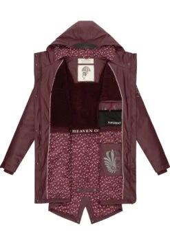 Navahoo Flower Of Ocean - Parka - Dark Red Melange -Navahoo Winkel aa0bc9c222354743ae9d2f12887e47a1