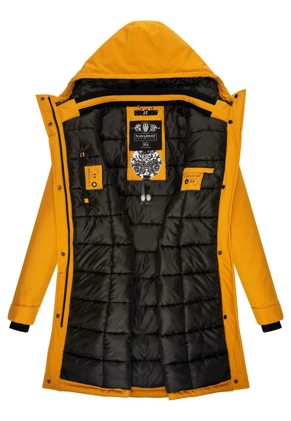 Navahoo Letiziaa - Winterjas - Dark Yellow 6 Navahoo Letiziaa - Winterjas - Dark Yellow - Afbeelding 4