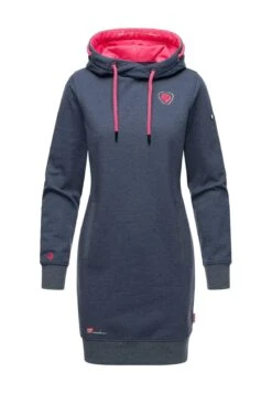 Navahoo Jurk - Dusty Blue Melange -Navahoo Winkel ac72697bdca54227aff085630c3bac30