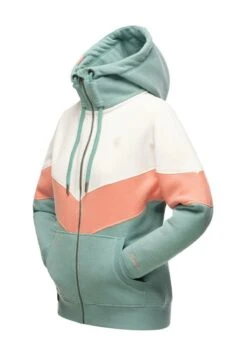 Navahoo Sweater Met Rits - Dusty Mint Melange -Navahoo Winkel c74c3c109f6b4fd88dda7c7ae5e34ff6