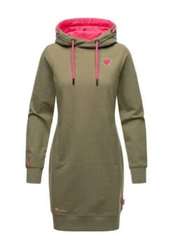 Navahoo Jurk - Dusty Olive Melange -Navahoo Winkel cb771dab5ef94e2a8c47bb8ad9e5b3d6