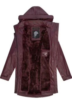 Navahoo Deike - Parka - Dark Red Melange -Navahoo Winkel cf4ff8fa0334445cb19a7743647fd4aa