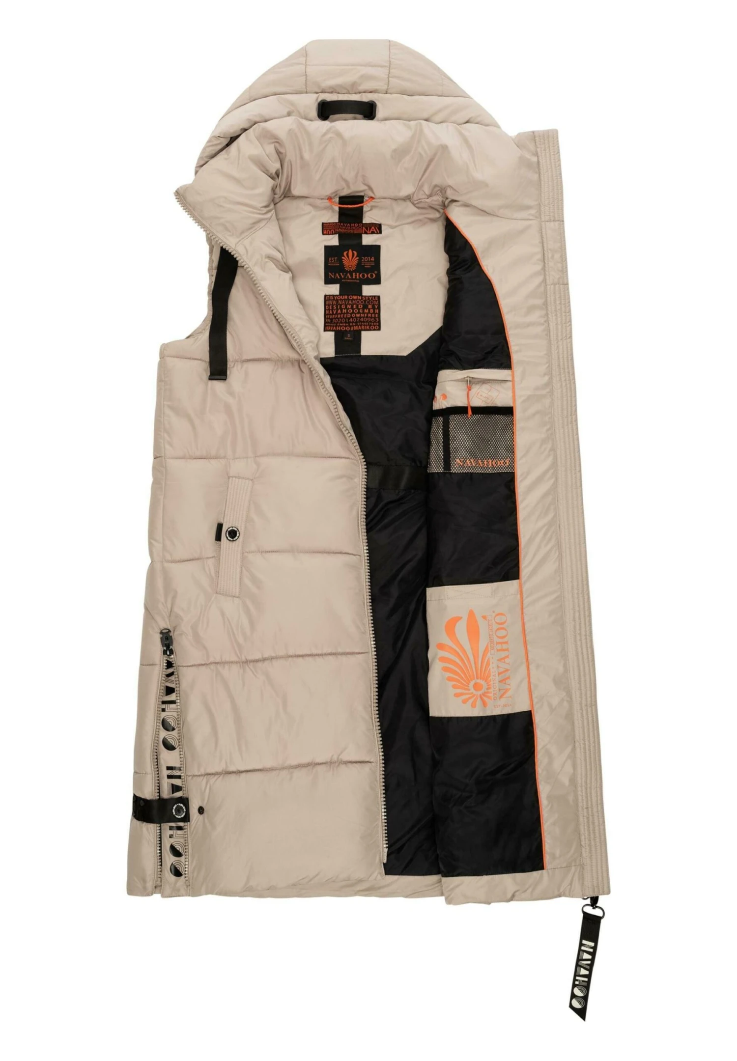 Navahoo Schnuffelchen - Bodywarmer - Taupe 7 Navahoo Schnuffelchen - Bodywarmer - Taupe - Afbeelding 5