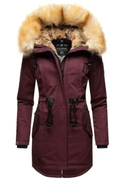 Navahoo Bombii - Winterjas - Dark Red Melange