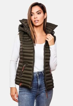 Navahoo Shadaa - Bodywarmer - Olive -Navahoo Winkel e88cbdfb6bfb4b1fa77b8bb7371f4c2f